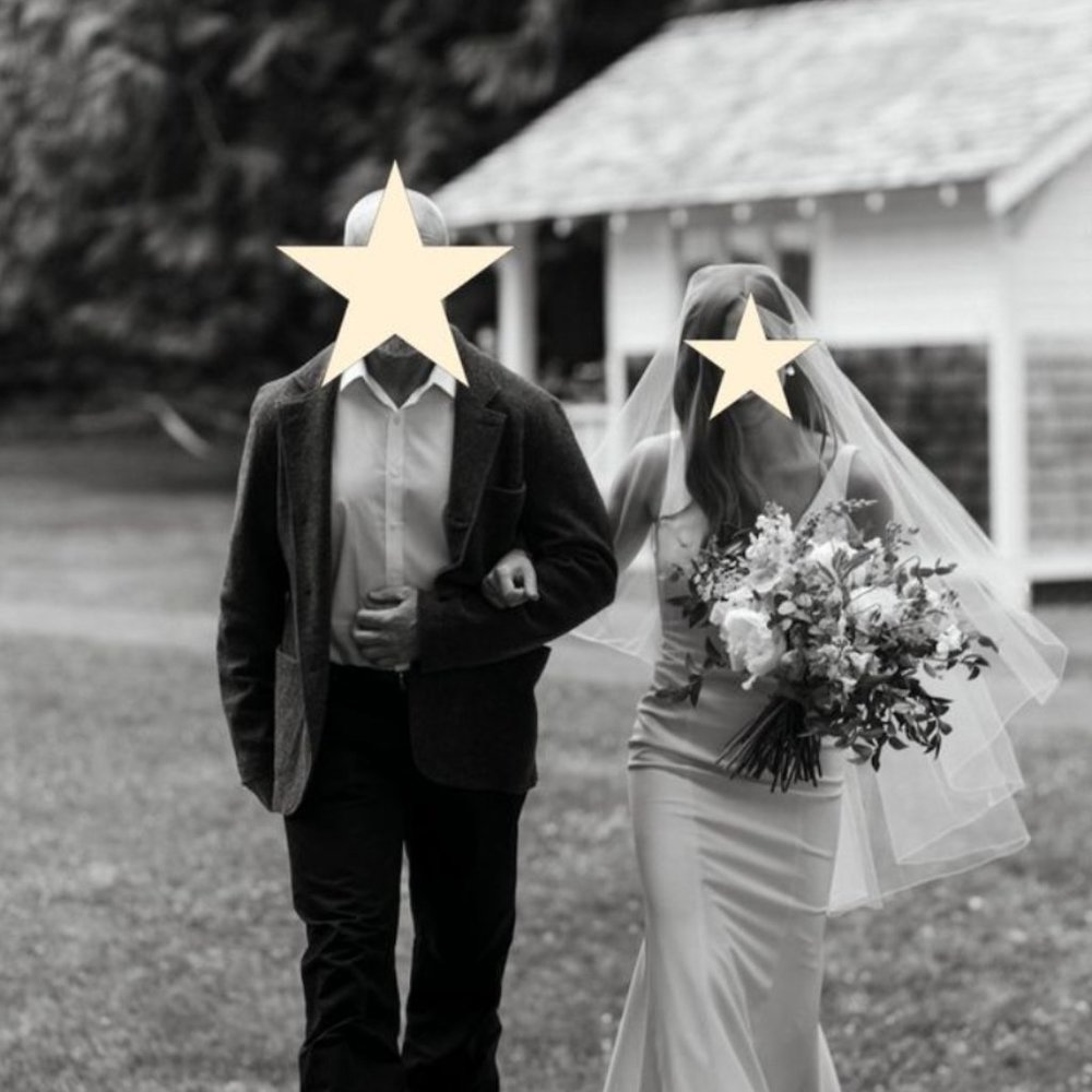 Gorgeous Circle Wedding Veil with Blusher! Like NEW!